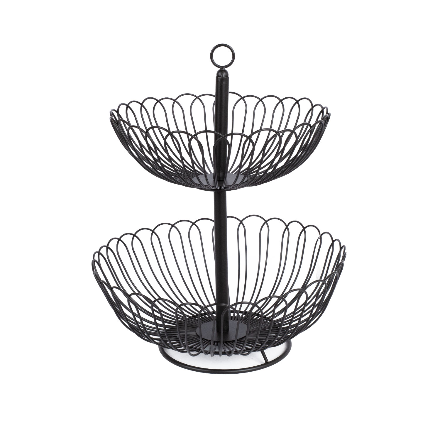 Plates statīvs NISSA D32xH38cm, melns |