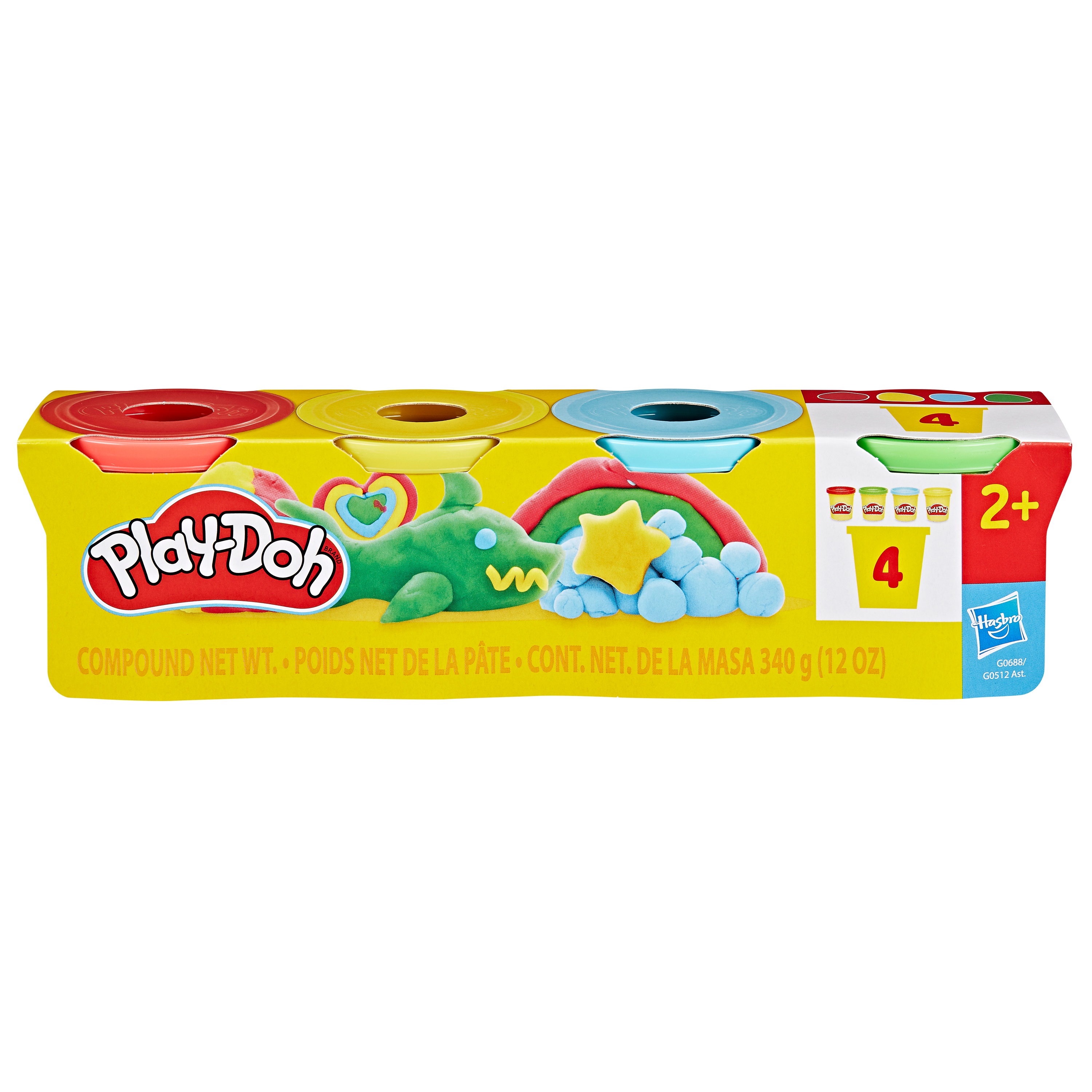 PLAY DOH PLAY-DOH Plastilīna trauciņi, 4