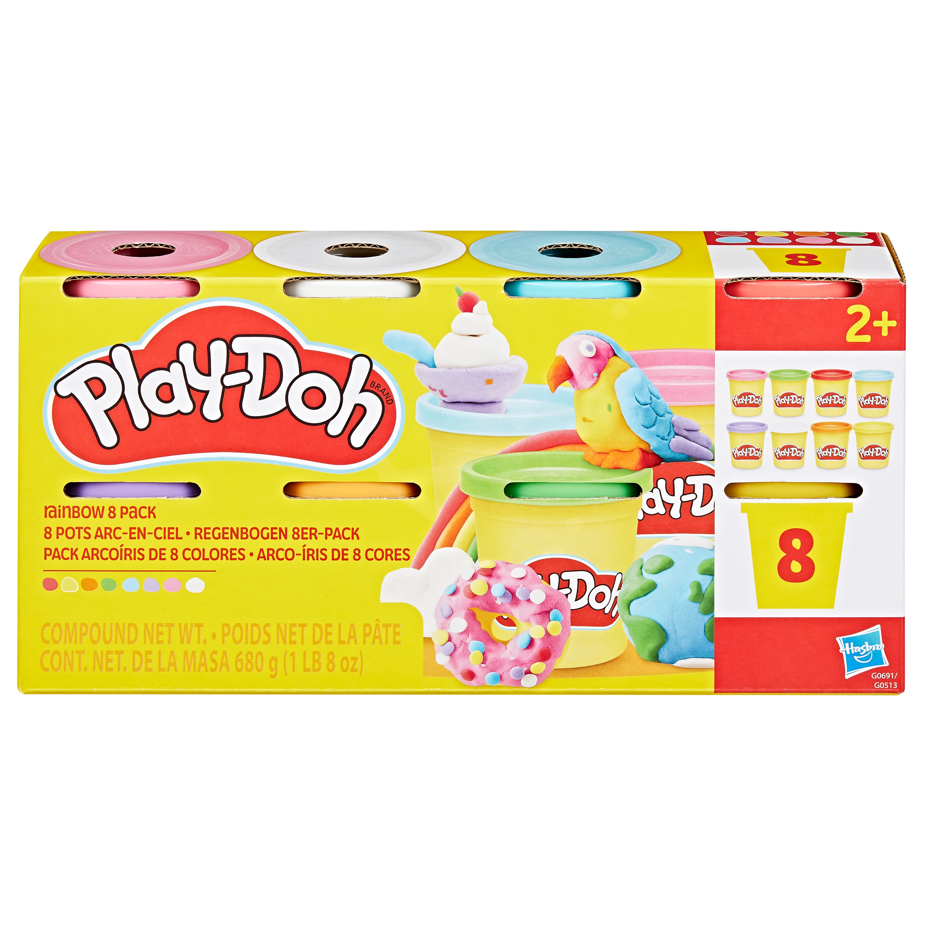 PLAY DOH PLAY-DOH Plastilīna trauciņi, 8