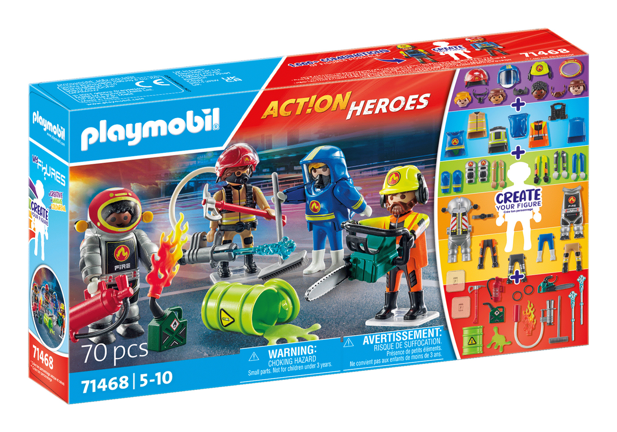 PLAYMOBIL ACTION HEROES My Figures: Ugunsdzēsēju
