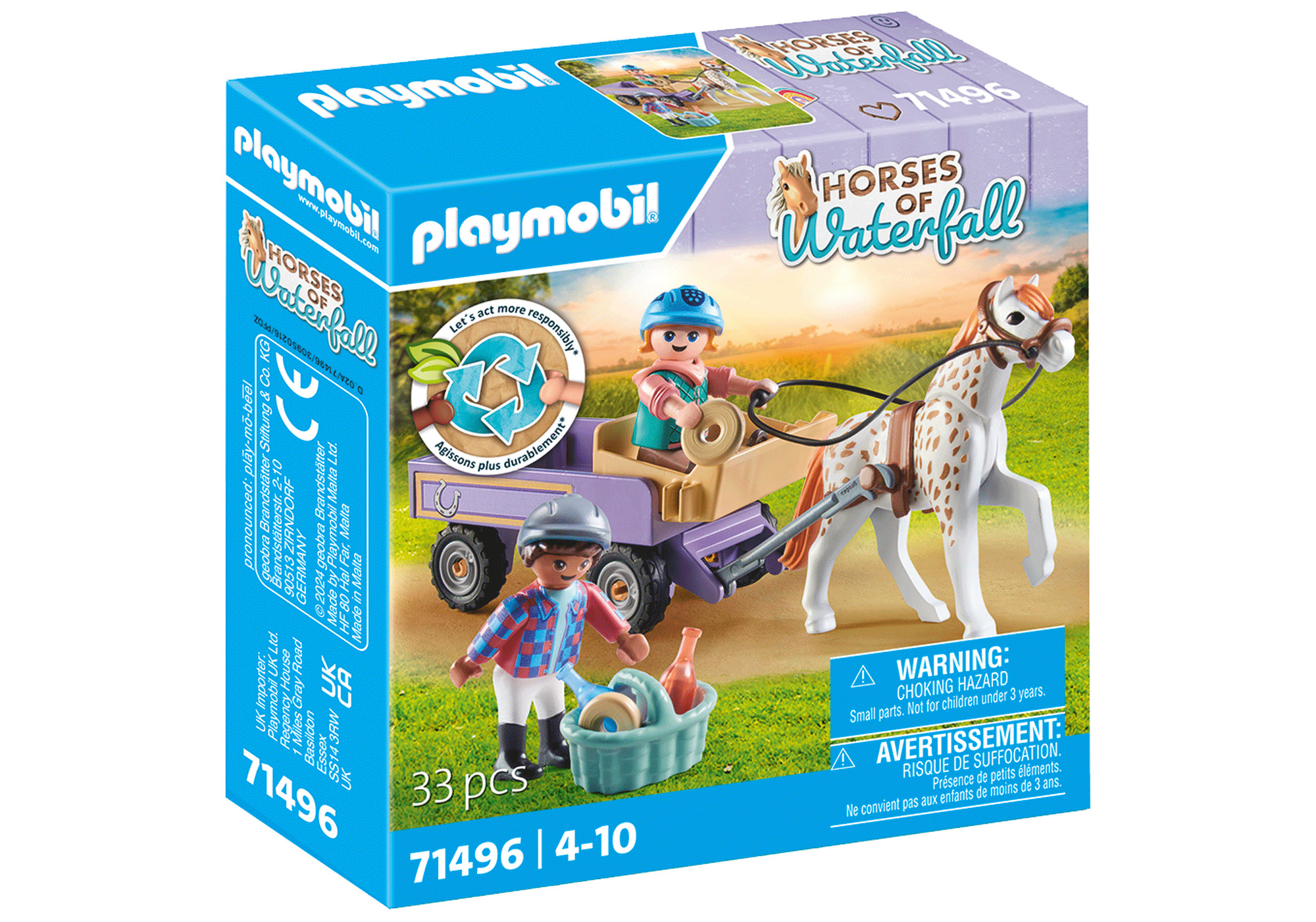 PLAYMOBIL HORSES OF WATERFALL Poniju rati