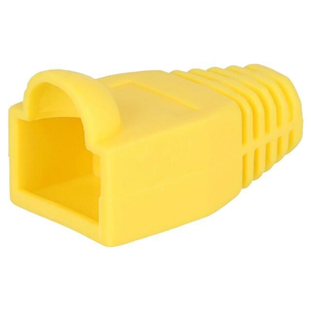 CONNFLY Plug cover; 6.5mm; yellow