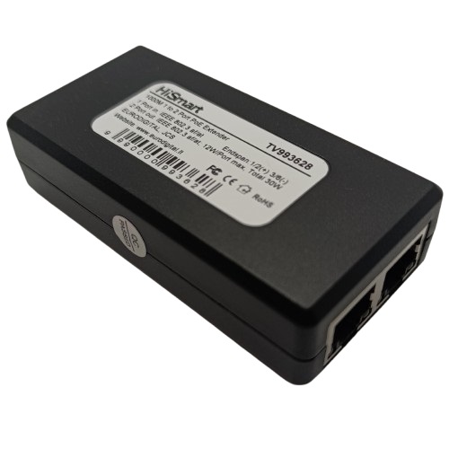 EXTRADIGITAL PoE 10/100/1000M Extender 100m, 15W