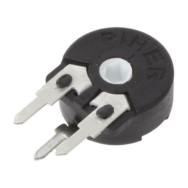 PIHER Potentiometer: mounting; 100Ω; single turn