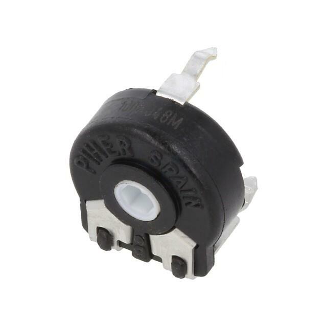 PIHER Potentiometer: mounting; 100kΩ; single turn