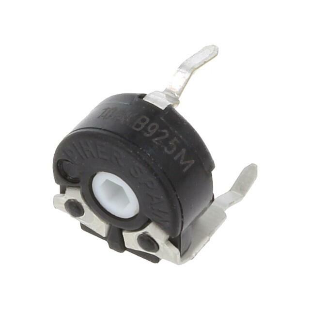 PIHER Potentiometer: mounting; 100kΩ; single turn