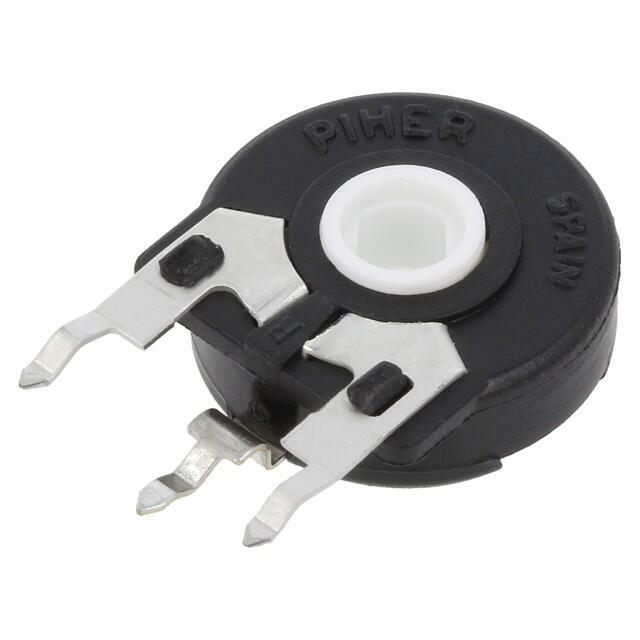 PIHER Potentiometer: mounting; 100kΩ; single turn