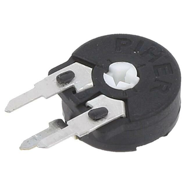 PIHER Potentiometer: mounting; 200Ω; single turn