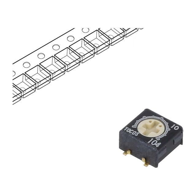 TOCOS Potentiometer: mounting; 20kΩ; single turn