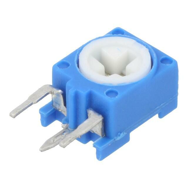 PIHER Potentiometer: mounting; 500kΩ; single turn