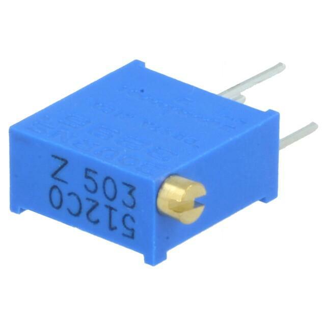 BOURNS Potentiometer: mounting; 50kΩ; multiturn; 500mW