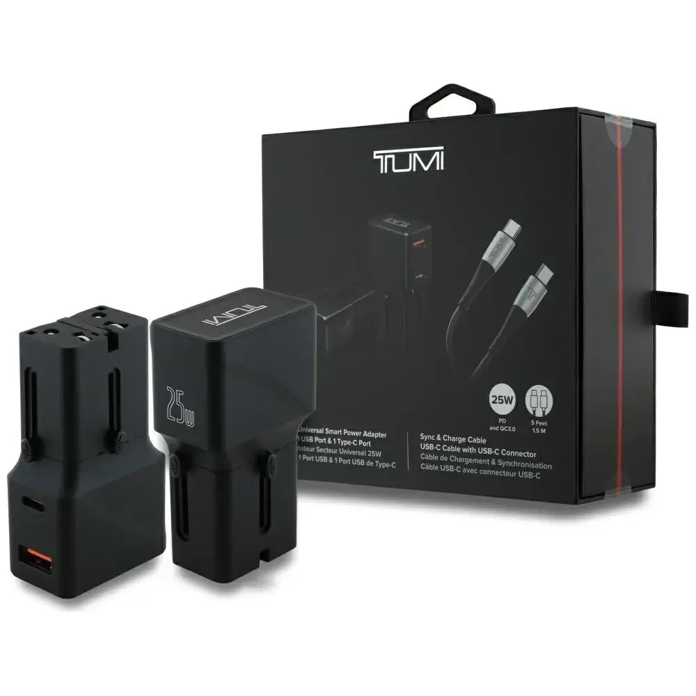 Power Charger TUMI Travel Adapter 25W