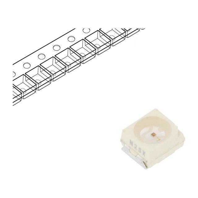 VISHAY Power LED; red; 60°; 20mA