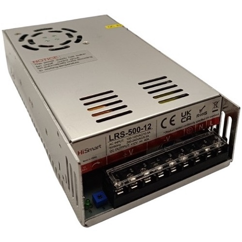 HISMART Power supply 12V, 40A, 500W