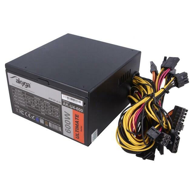 AKYGA Power supply: computer; ATX; 600W