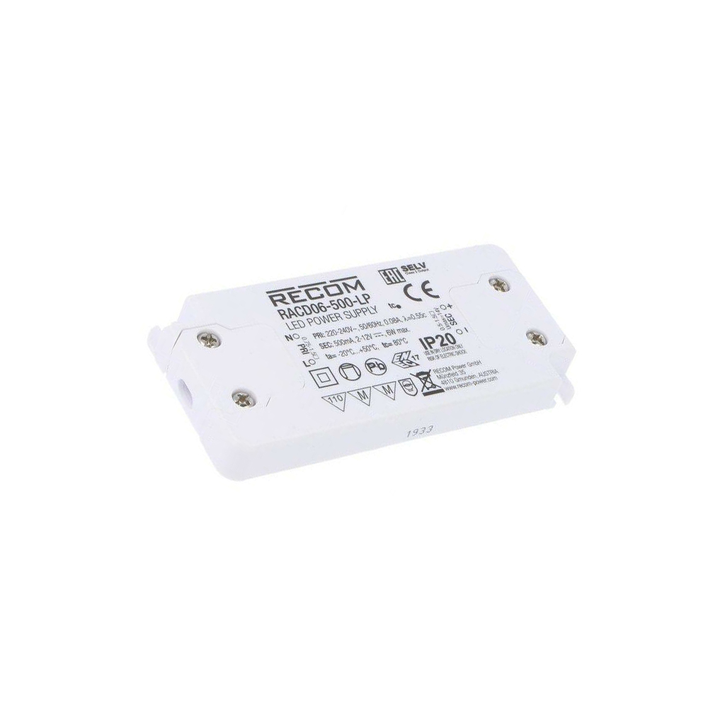 RECOM Power supply: switching; LED; 6W