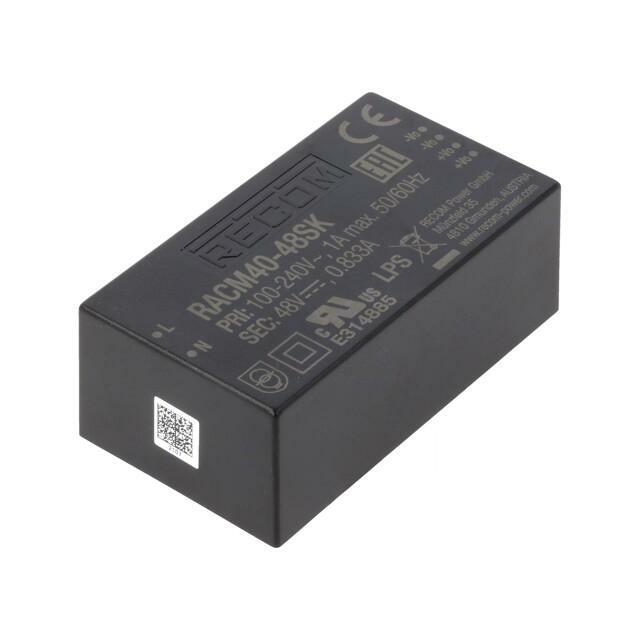 RECOM Power supply: switching; open; 40W