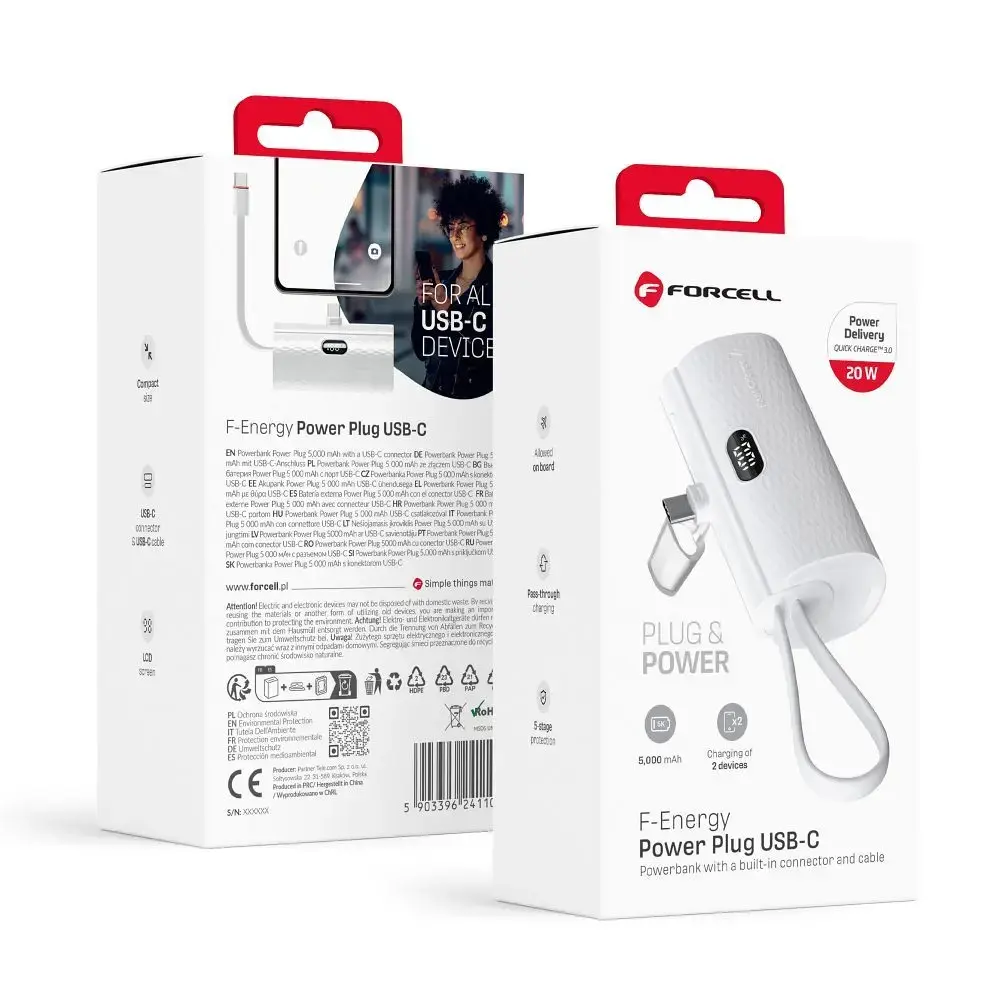 Powerbank Forcell F-Energy Power Plug F5K3