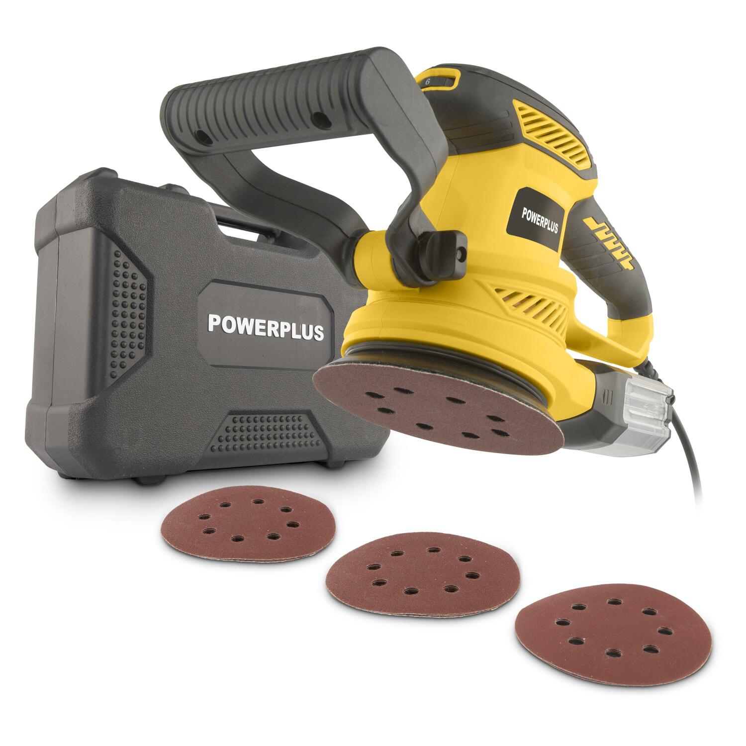 Powerplus ekscentriskā slīpmašīna POWX04710, 450W, 125mm