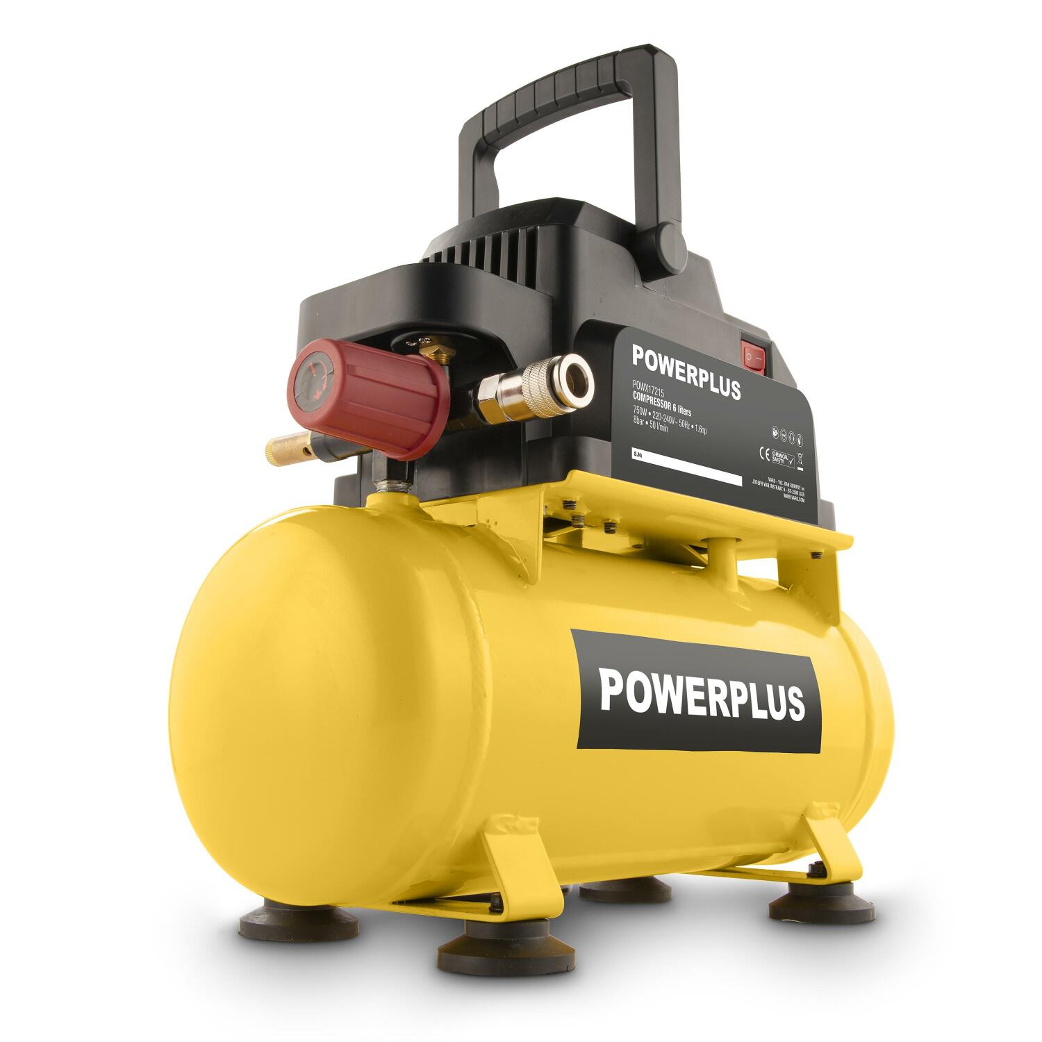 Powerplus Kompresors POWX17215, 750W, 8bar, 50l/min