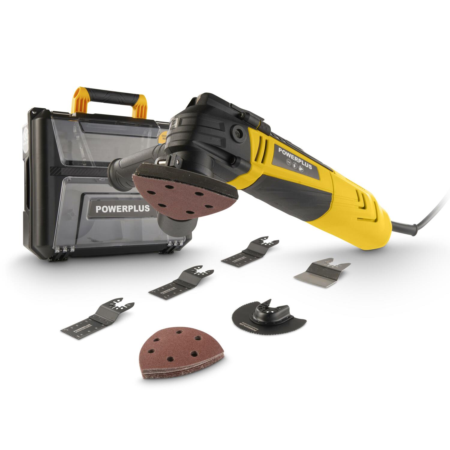 Powerplus POWXBOX011 oscilējošs multiinstruments griešanai slīpēšanai