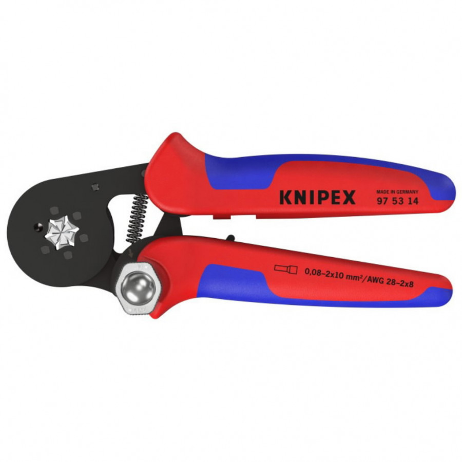 Presēšanas knaibles HEX 0,08-16 mm²