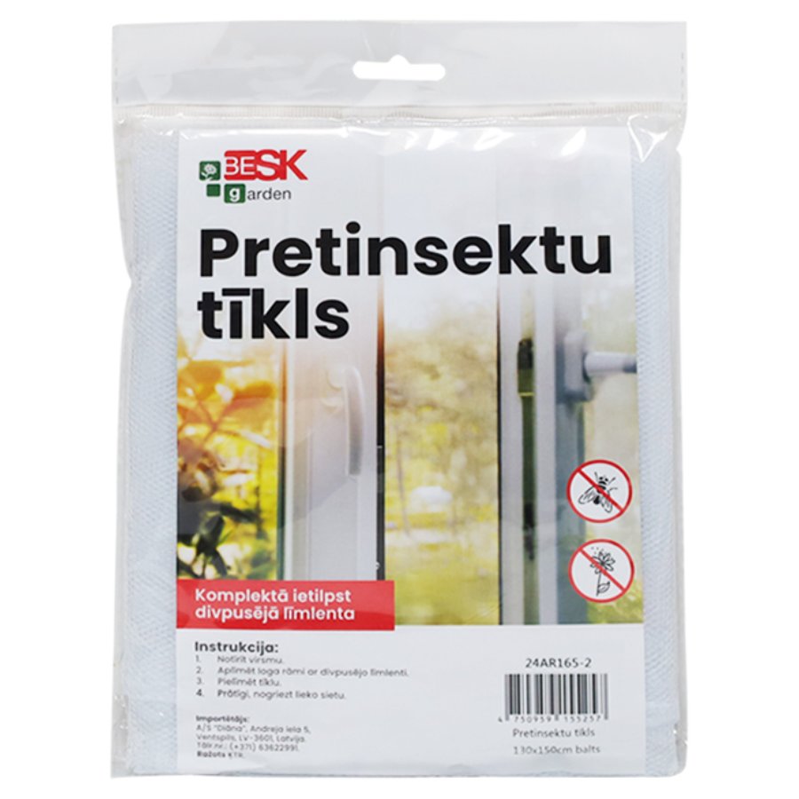 Besk Pretinsektu tīkls 130x150cm | 4750959155257