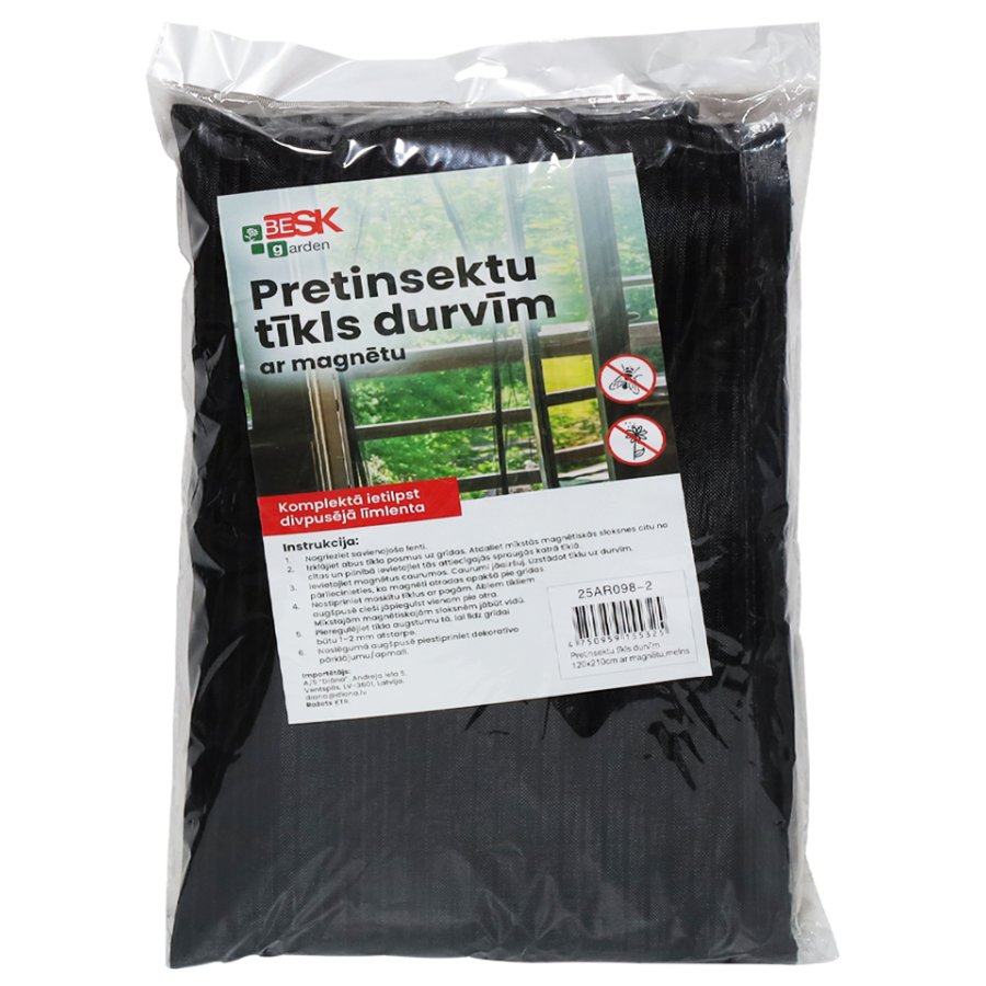Besk Pretinsektu tīkls durvīm ar magnētu