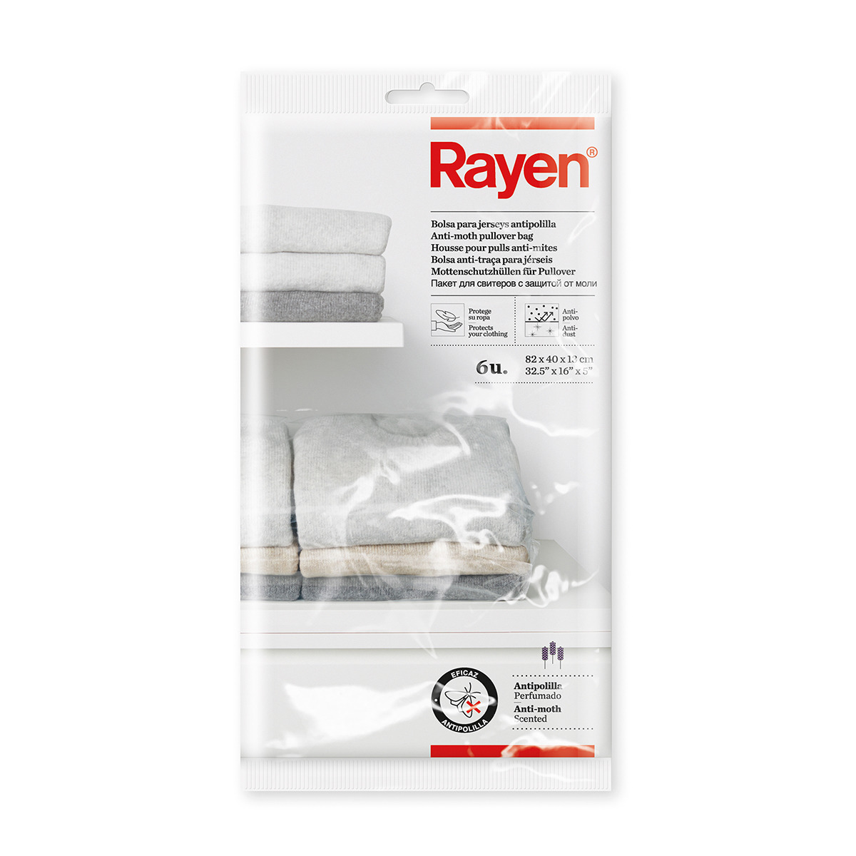 RAYEN Pretkožu maisi svīteriem 6gab (01605101)