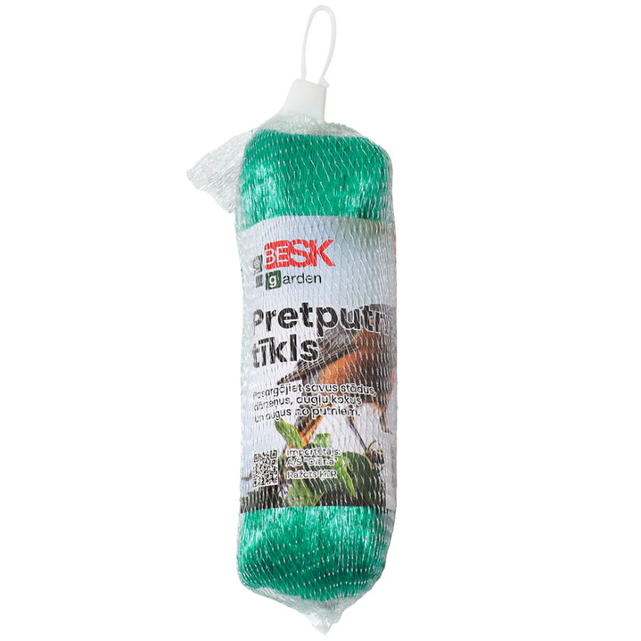 Besk Pretputnu tīkls 2mx10m, zaļš |
