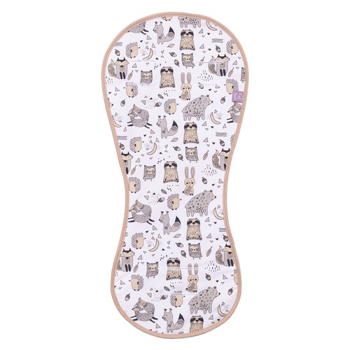Infantilo Pretsviedrēšanas 3D ieliktnis autokrēslam BEIGE
