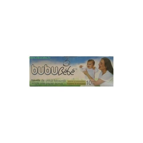 Priekšautiņi bērniem bubuBebe,vienreizlietojami,papīra, 25