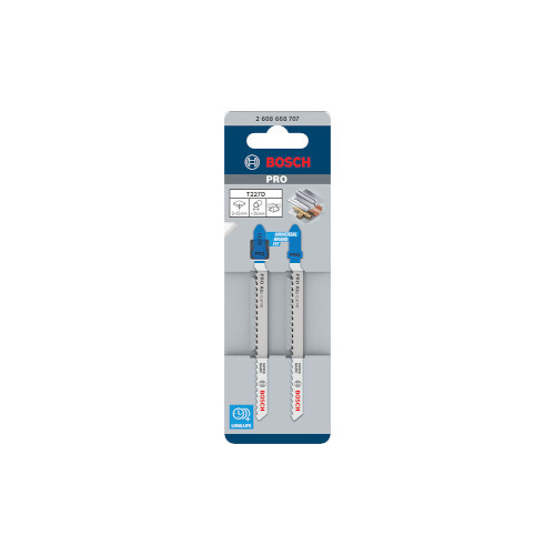 BOSCH PRO Figūrzāģa asmeņi T227D 2