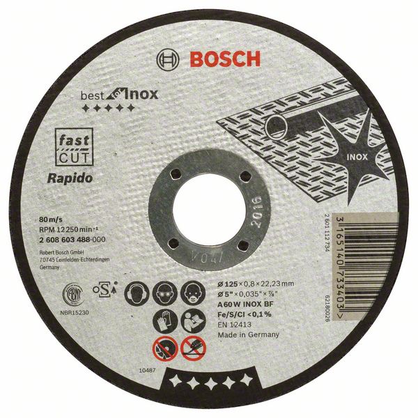 BOSCH PRO Grieš.disks INOX 125x22