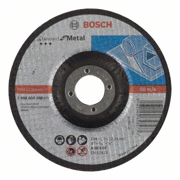 BOSCH PRO Grieš. Disks metālam Izliekts