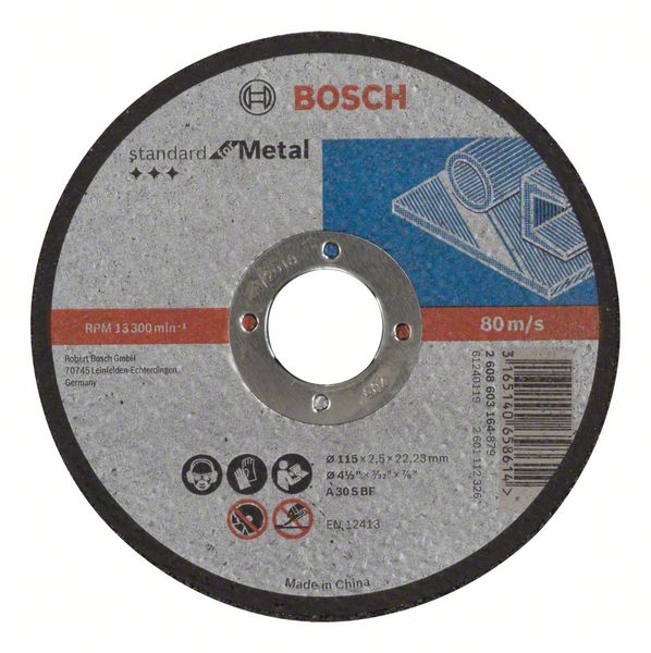 BOSCH PRO Grieš. disks metālam Taisns