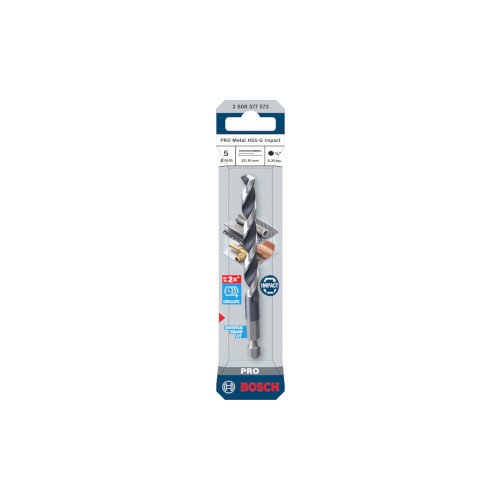 BOSCH PRO HSS-G Hex urbis 1/4``