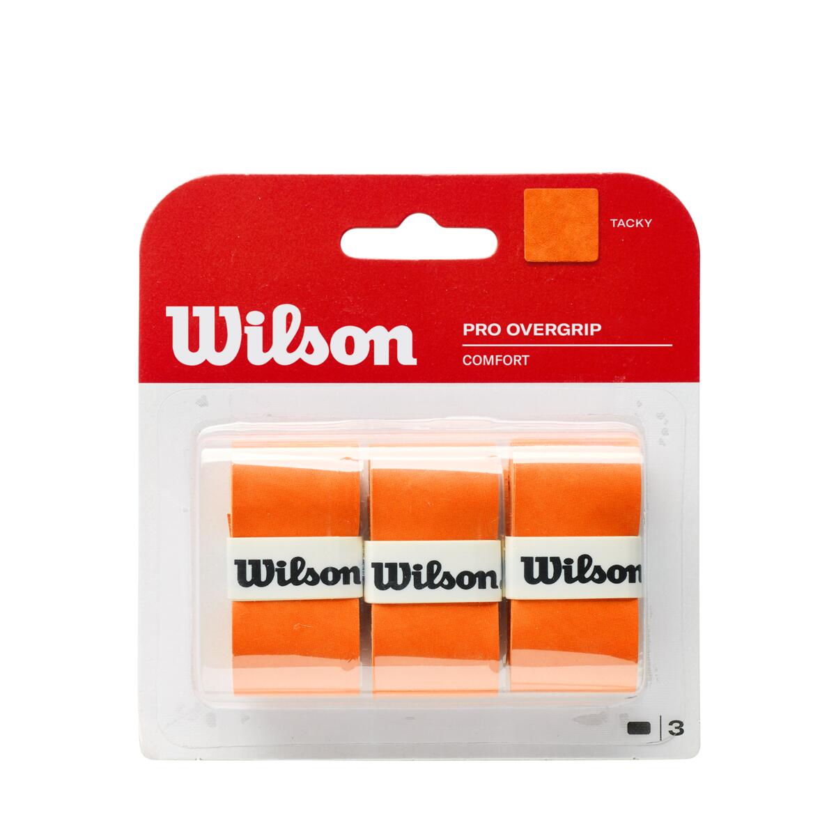 WILSON PRO OVERGRIP BURN oranžs 3gb