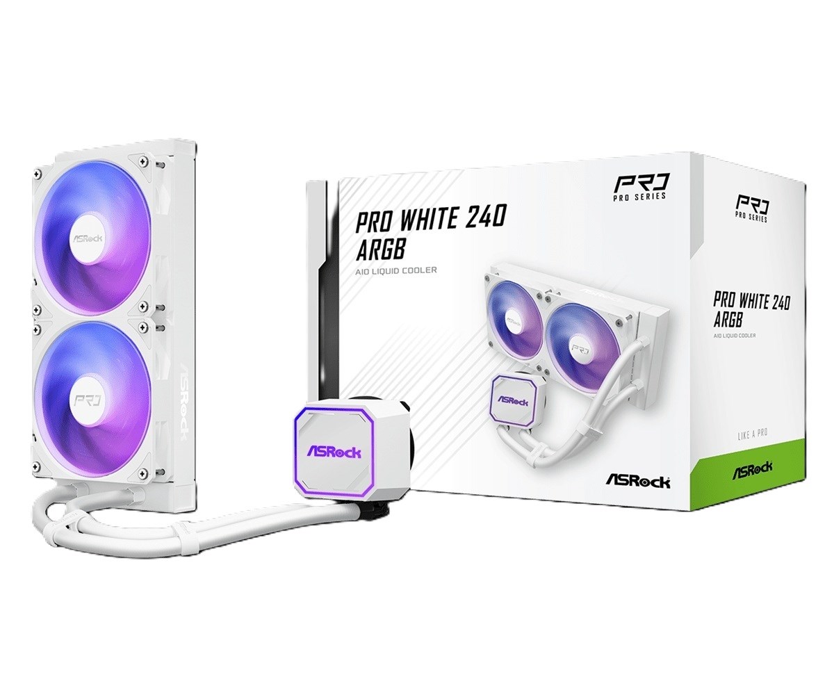 ASRock Pro White 240 ARGB šķidruma