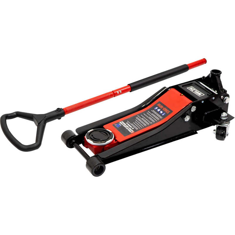 Profesionāls domkrats 4T zemprofila 75-505mm Welzh