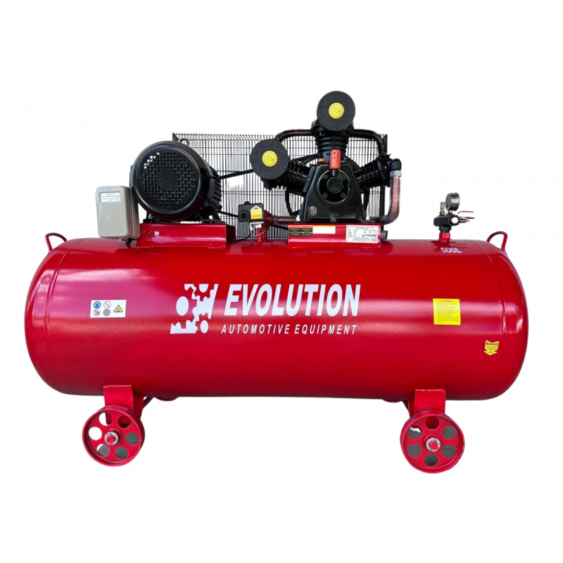 Profesionāls virzuļu gaisa kompresors 500L Evolution