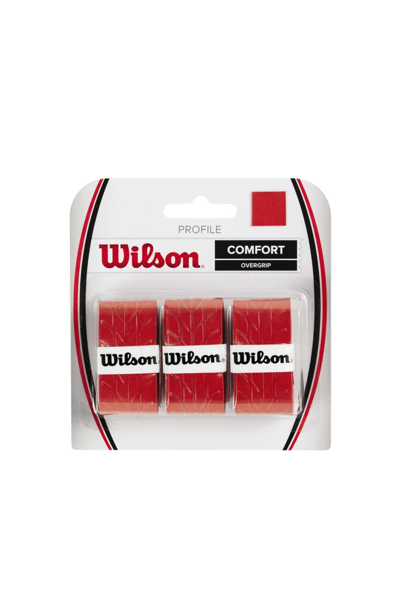 WILSON PROFILE OVERGRIP sarkans 3gb./iep