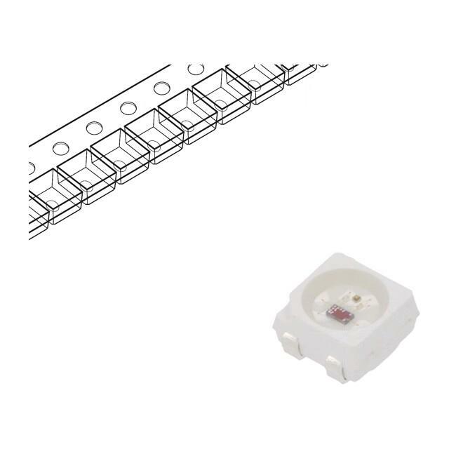 OPTOSUPPLY Programmable LED; RGB; SMD; 3