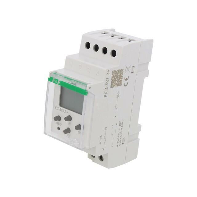 F&F Programmable time switch; Range: 24h