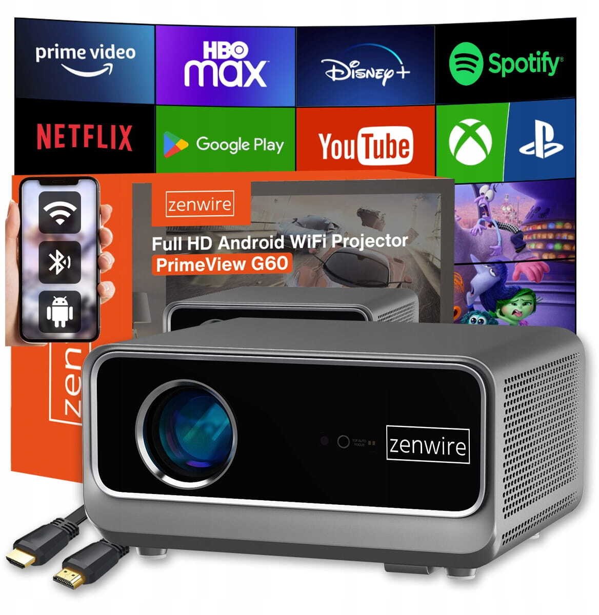 ZENWIRE G60 Portatīvais Android Google TV