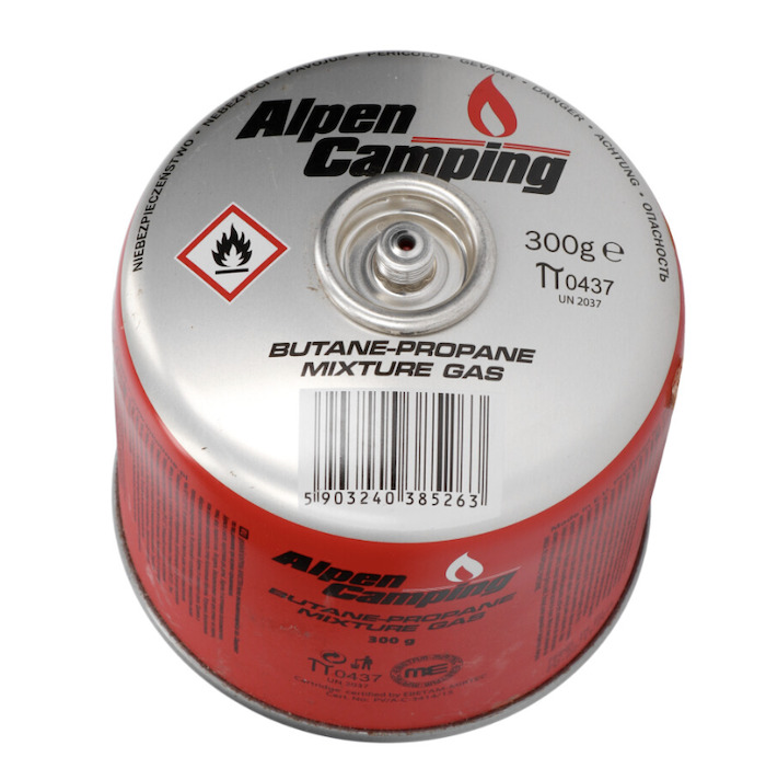 Propāna butāna gāze Alpen Camping 300g