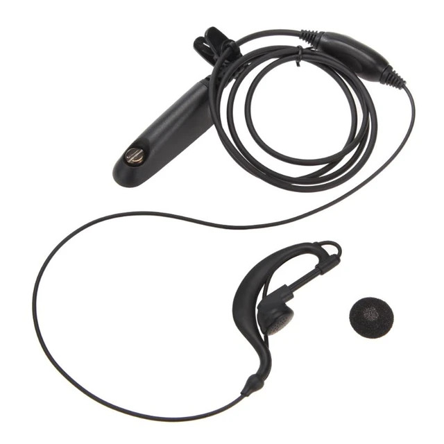 PTT Mic Earpiece VOX Walkie Talkie