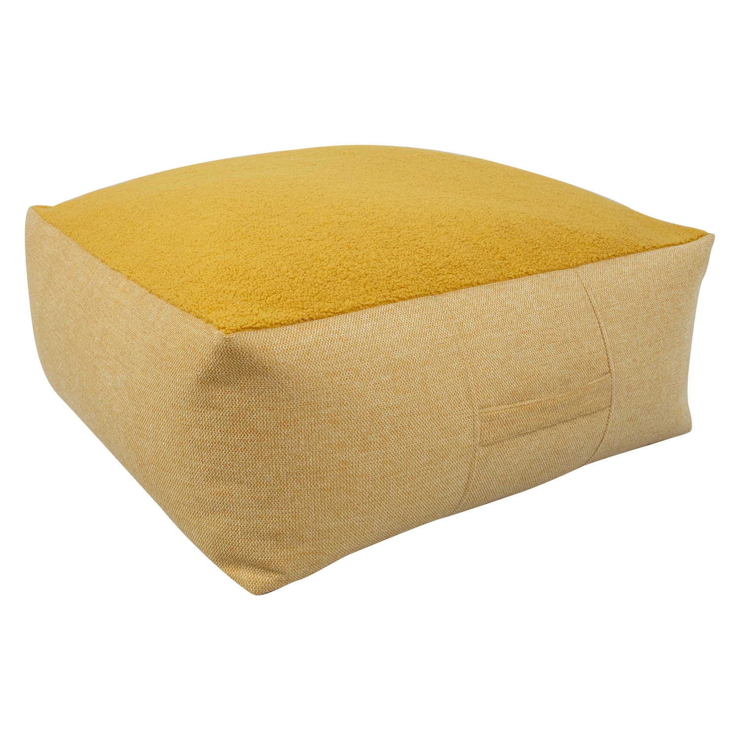 Pufs LAMB BAG 80x80xH30cm, dzeltens |