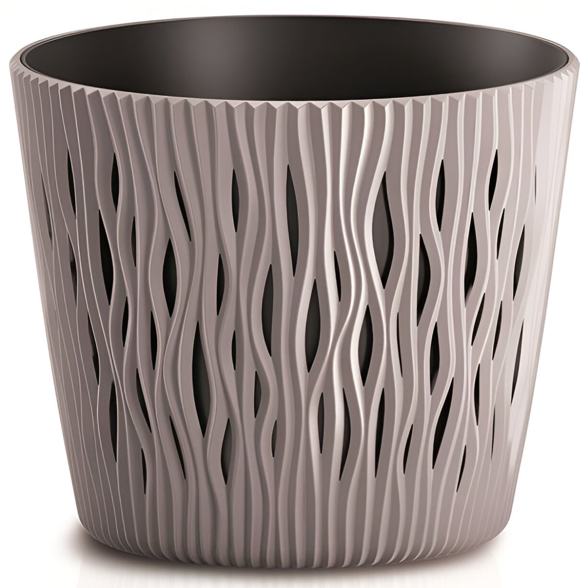PROSPERPLAST Puķu pods Sandy Round 14x16cm