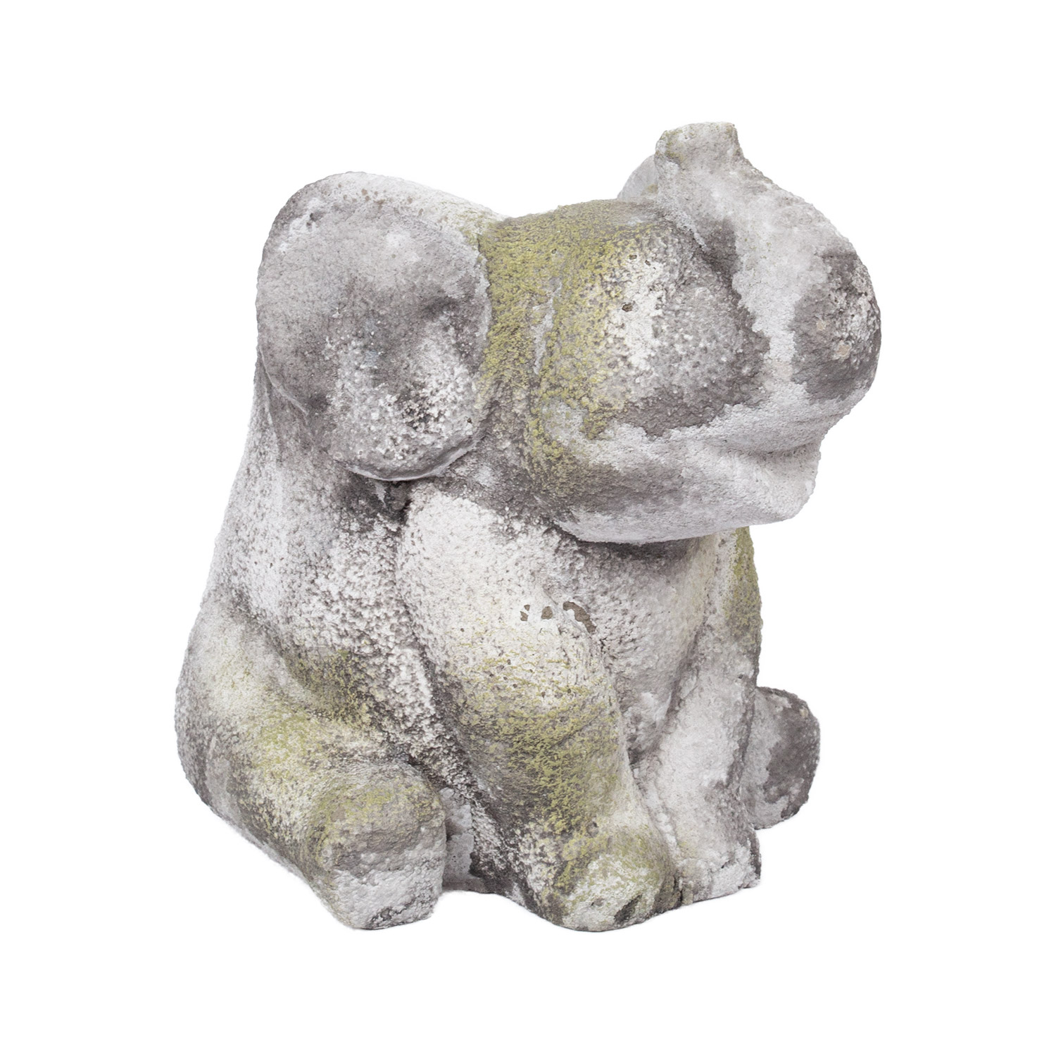 Pukupods STONE 17x13xH15,5cm, zilonis |